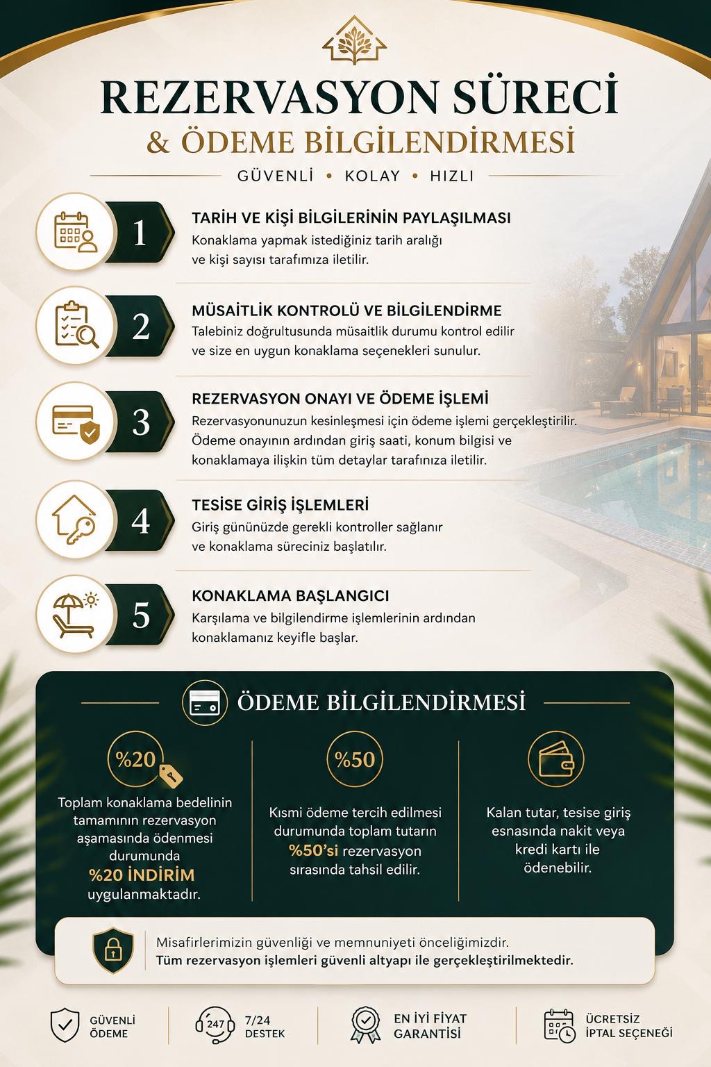 Verde Suit rezervasyon süreci